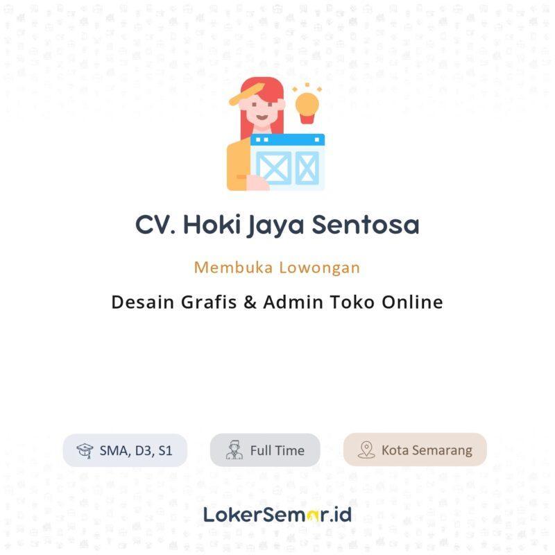  Lowongan  Kerja  Desain  Grafis  Admin Toko Online  di CV 