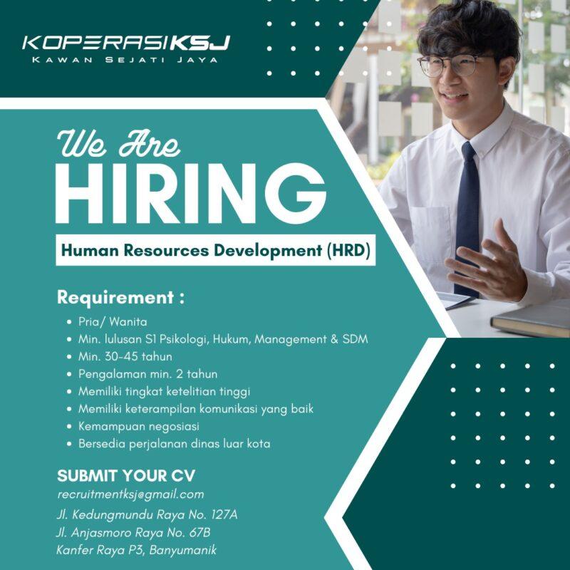 Lowongan Kerja Human Resources Development (HRD) di Koperasi Kawan ...