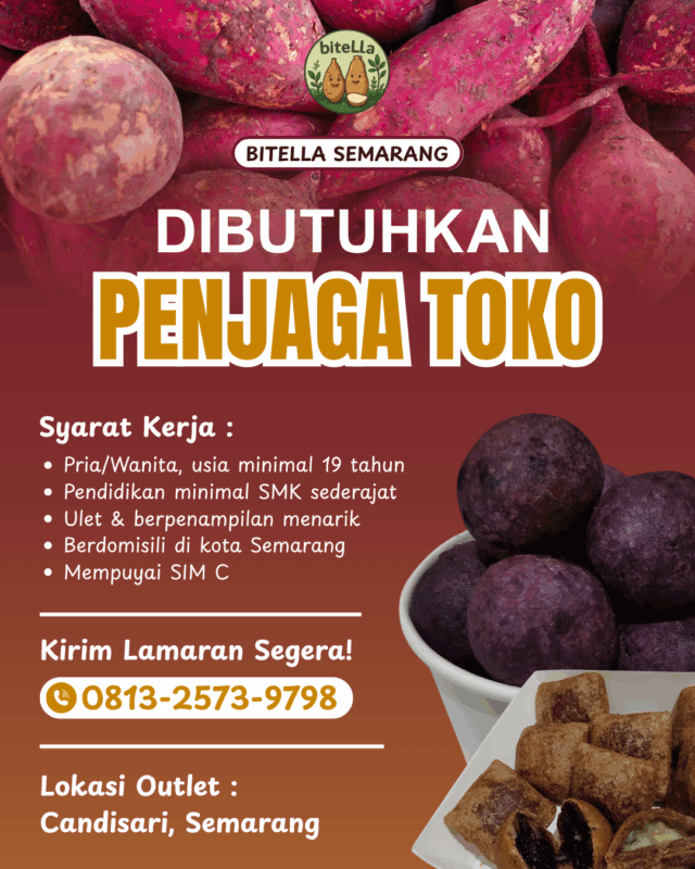 Lowongan Kerja Penjaga Toko di BiteLLa Semarang - LokerSemar.id
